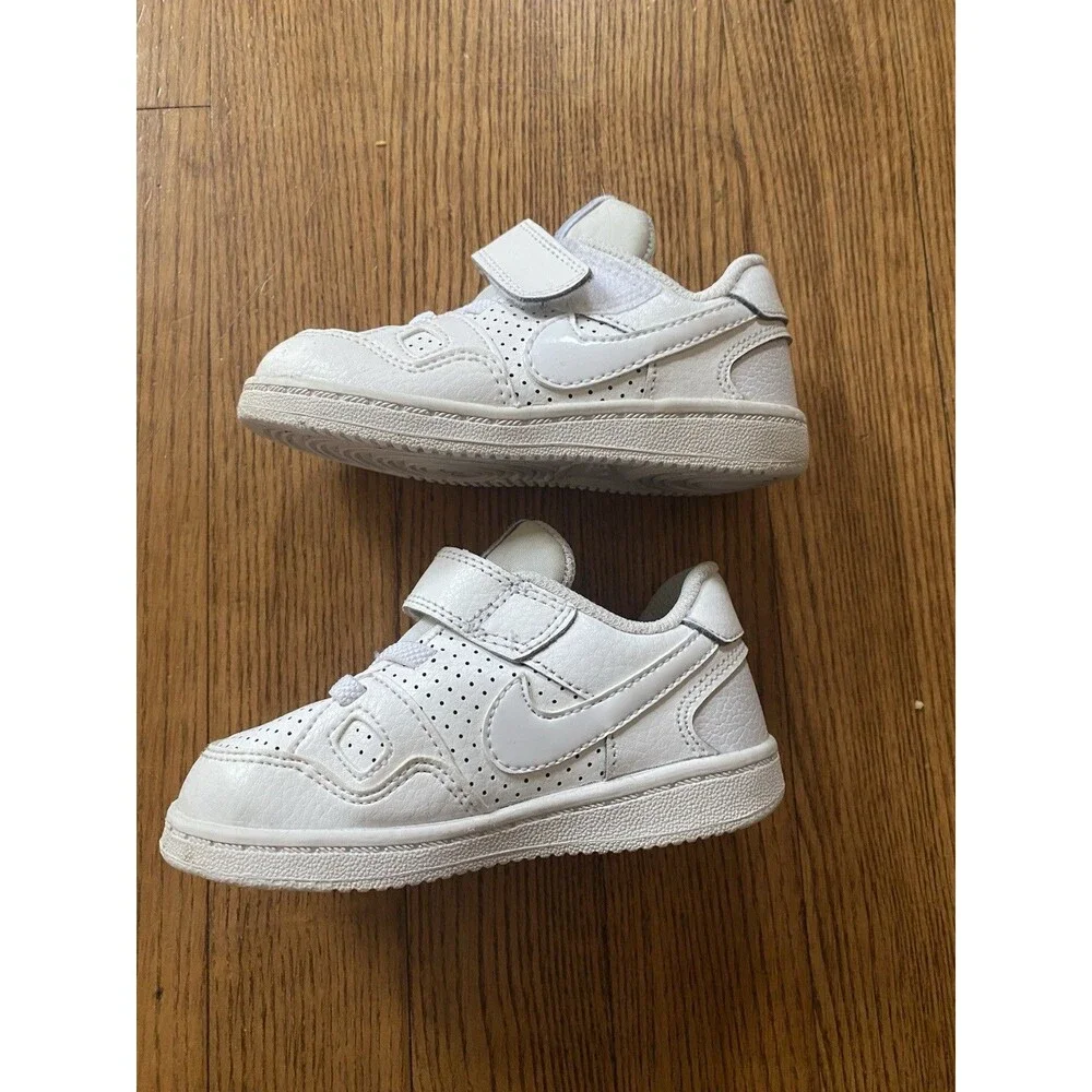 GUC! Nike Air Force 1 Low Toddler Sneakers DH2926-111 Triple All White Size 6C